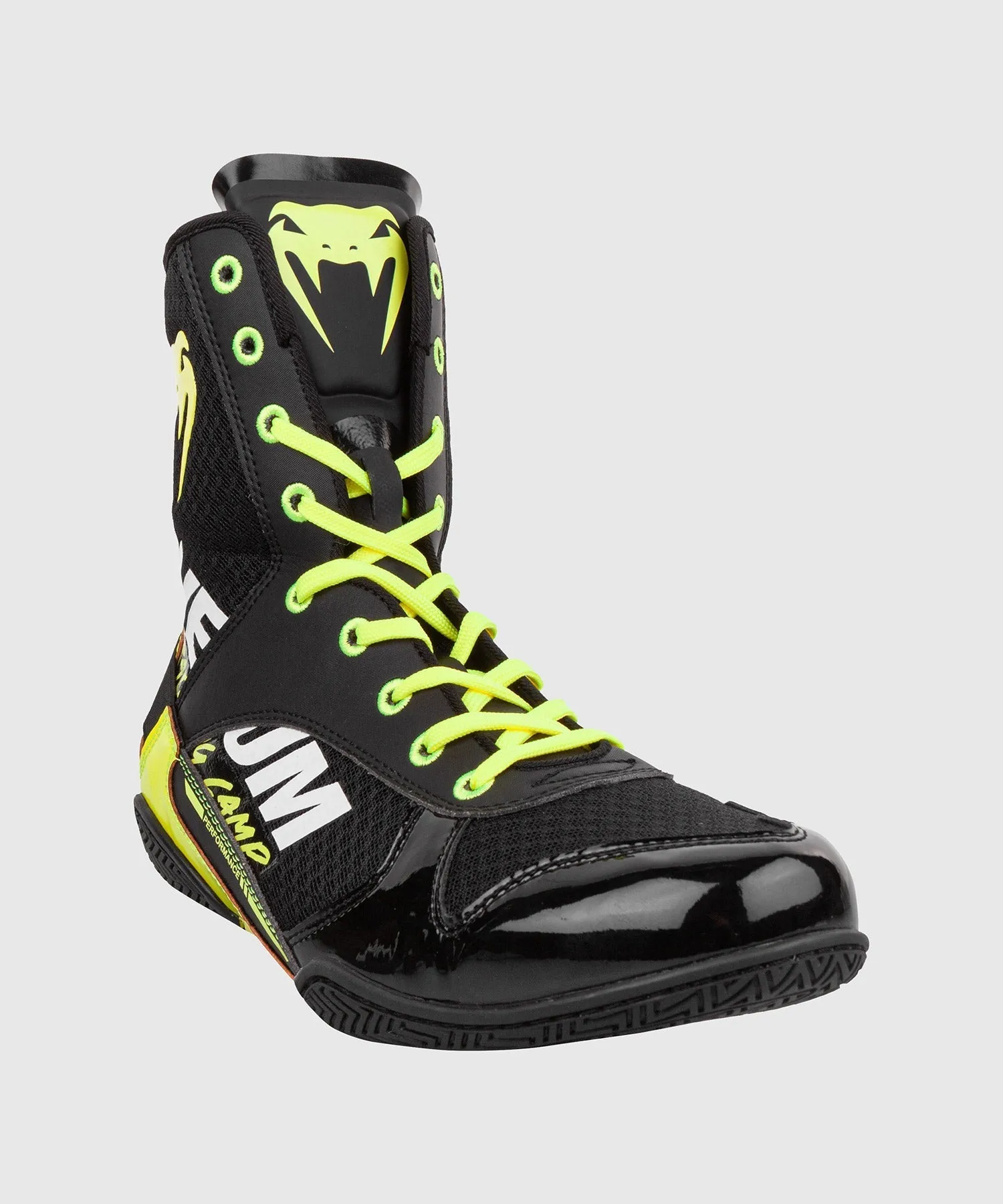 Venum Elite VTC 2 Edition Boxing Shoes - Black/Neo Yellow