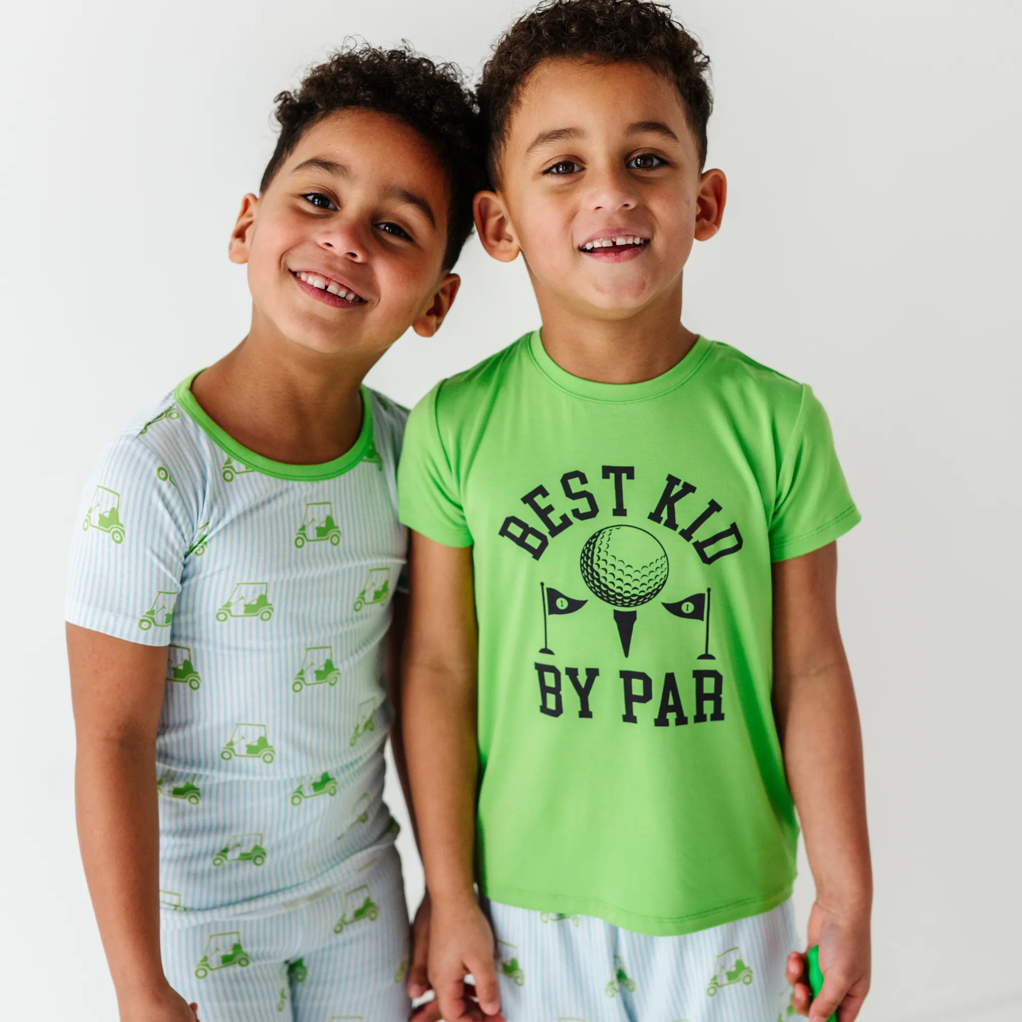 Who's Your Caddy? Blue Golf Toddler/Big Kid Pajamas