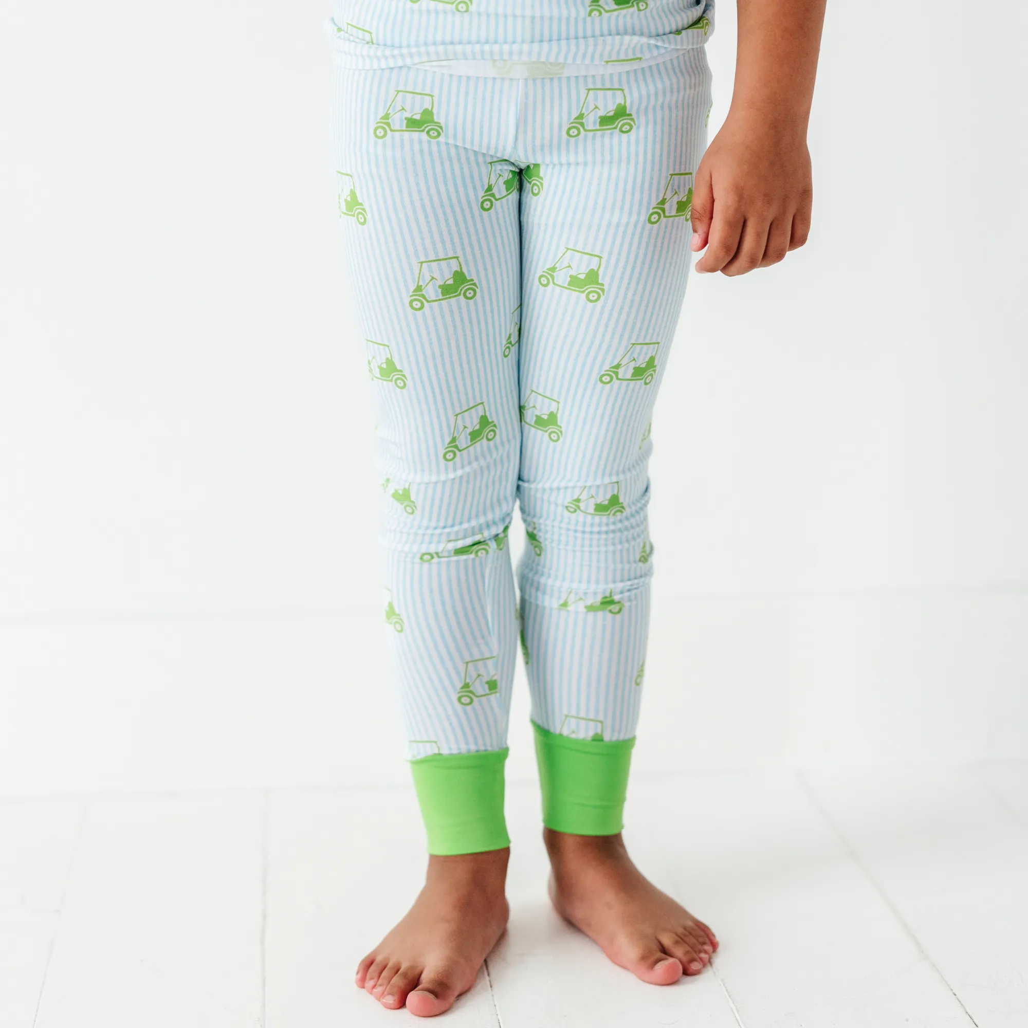 Who's Your Caddy? Blue Golf Toddler/Big Kid Pajamas