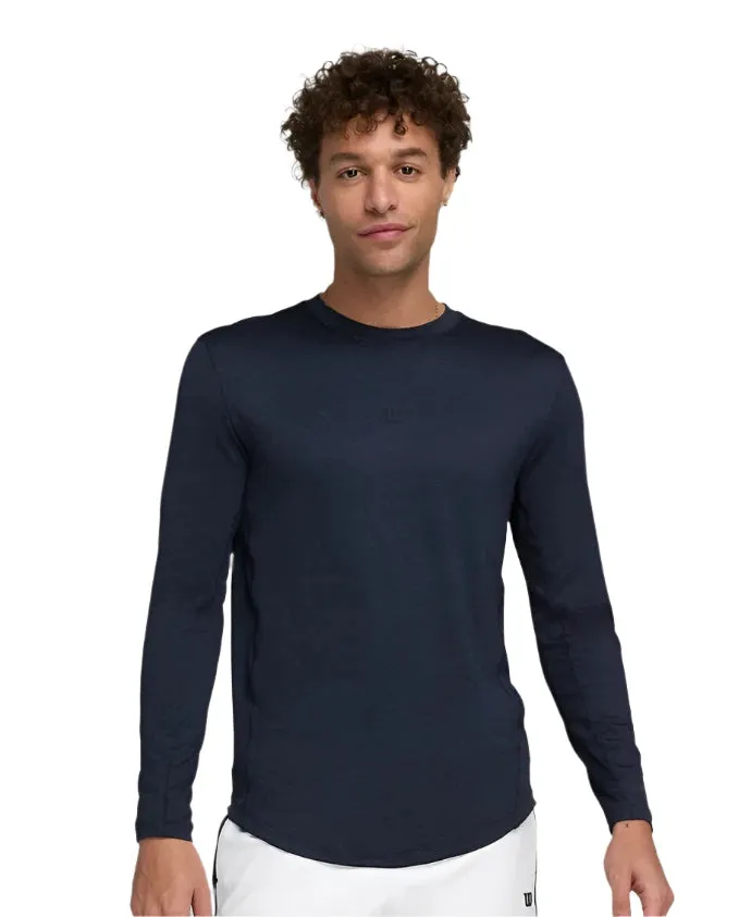 Wilson Men's Everyday Performance LS Tee-Navy