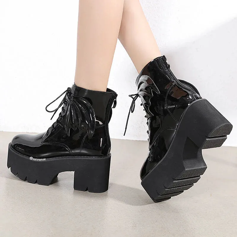 Wing Platform Boots AD21180