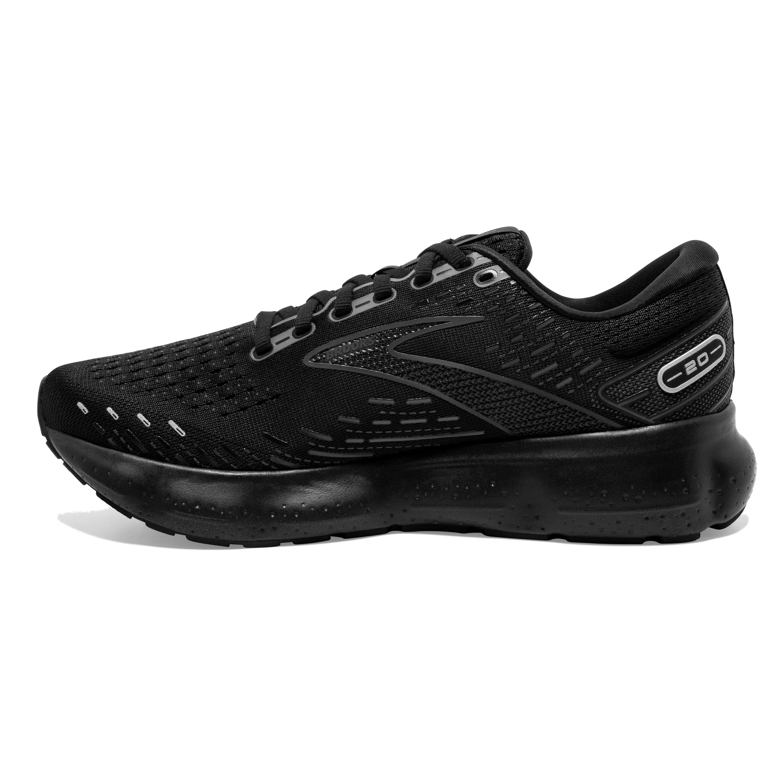 Women's Brooks Glycerin 20 Color: Black/Black/Ebony