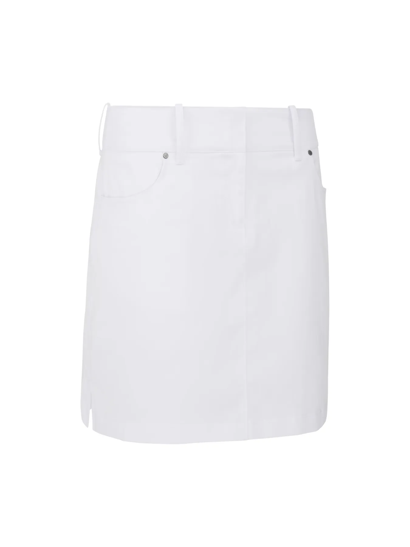 Women's Coolmax Solid Golf Skort In Brilliant White