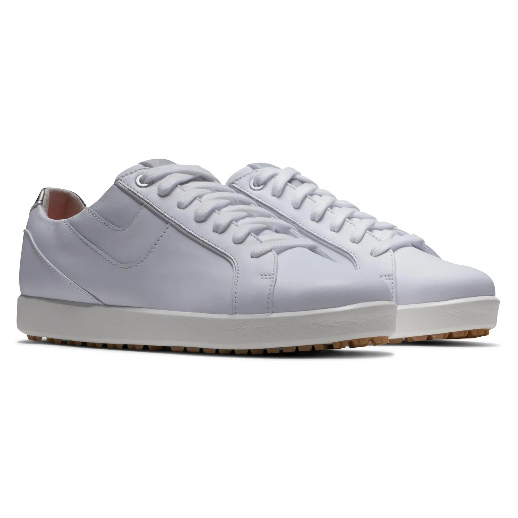 Womens Links Spikeless Golf Shoe White - 2025