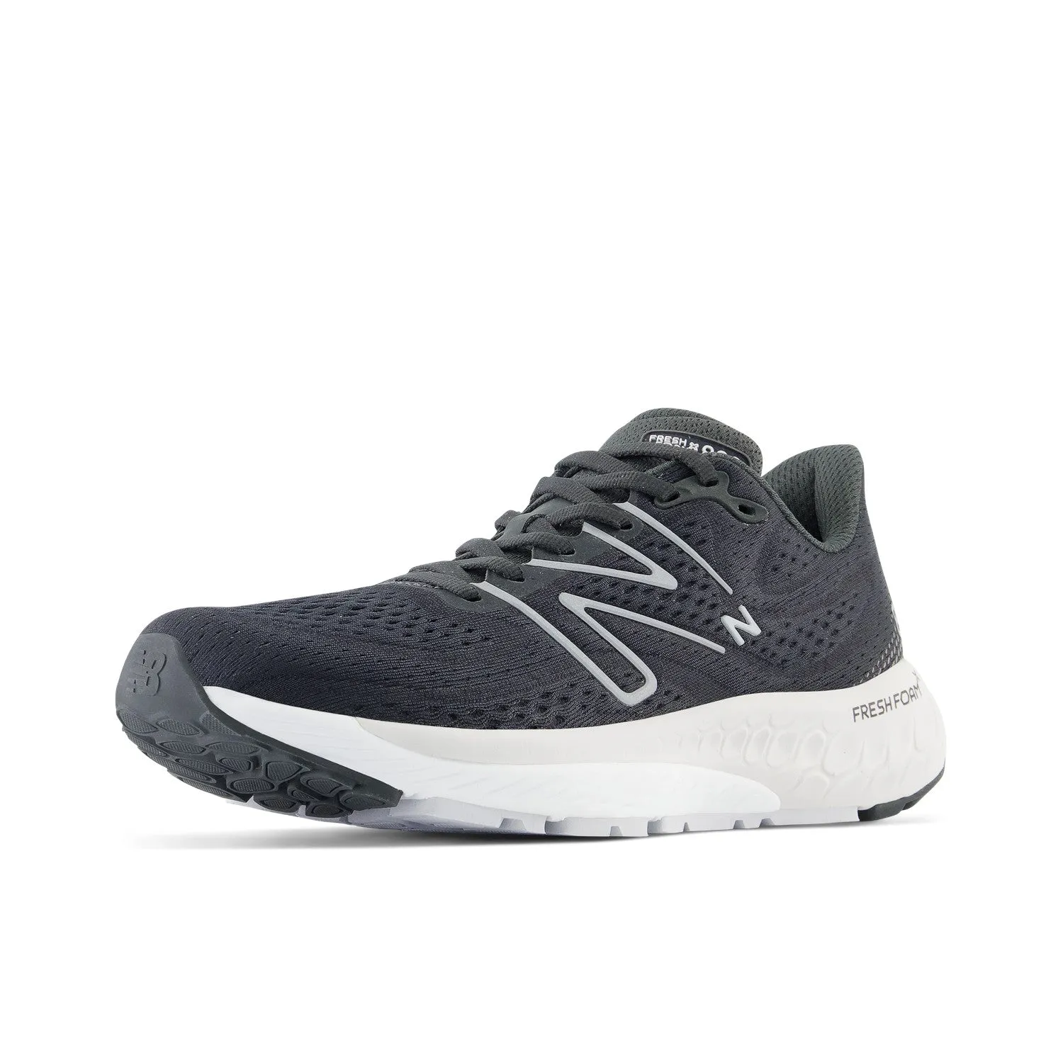 Women's New Balance Fresh Foam X 880v13 Color: Blacktop with Black and Silver Metallic