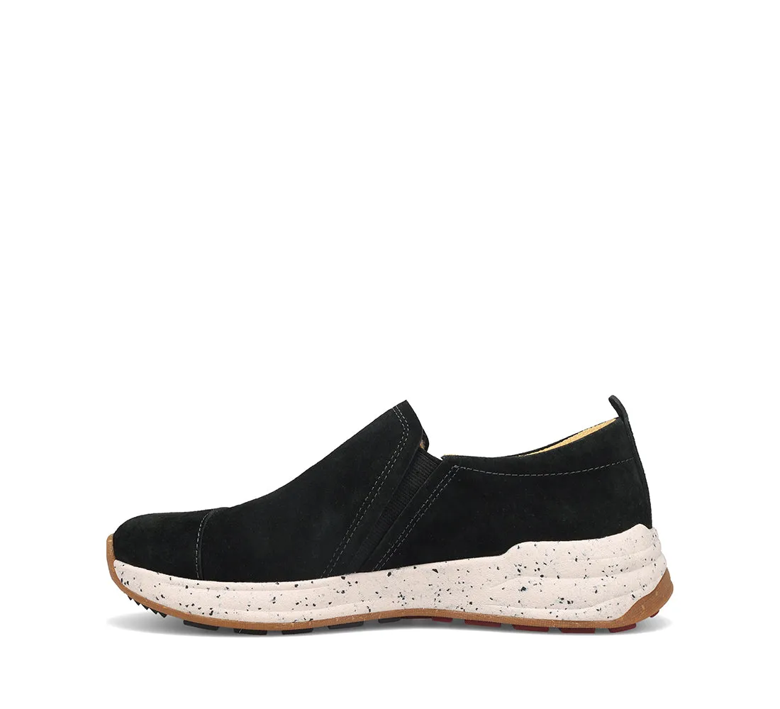 Women's Taos Super Step In Color: Black Nubuck