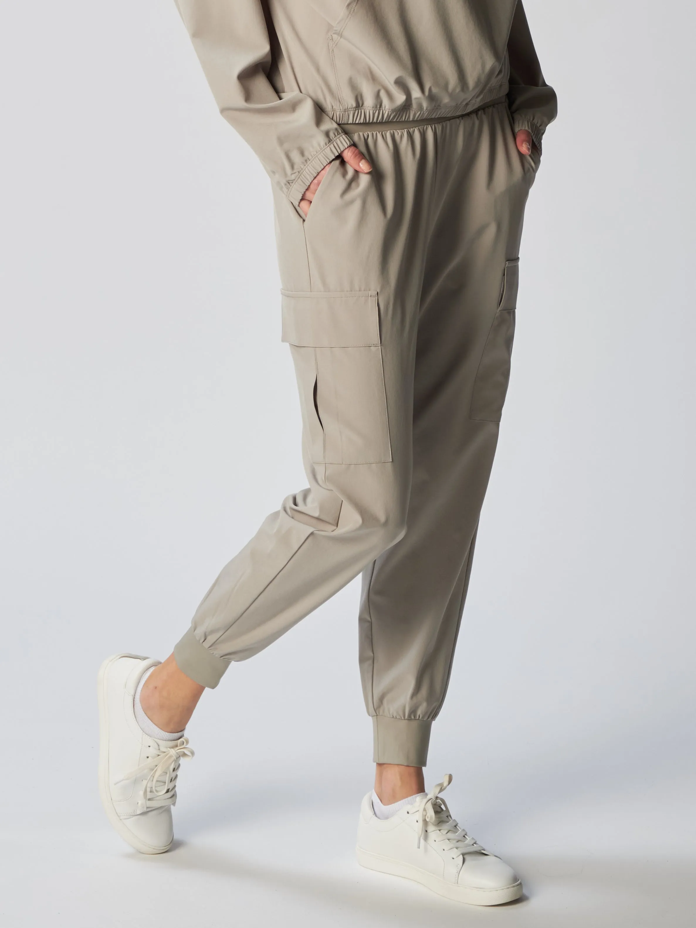 Woven Cargo Jogger in Various Colors